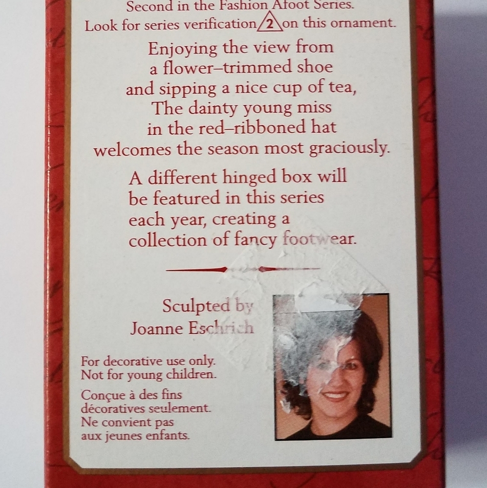 Hallmark Keepsake Ornament Fashion A Foot 2001 - Picture 10 of 11
